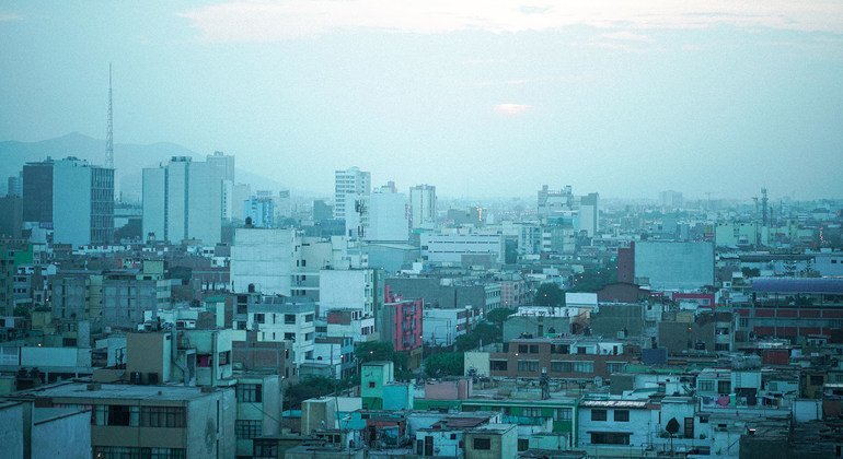 Vista panorámica de Lima, la capital de Perú.